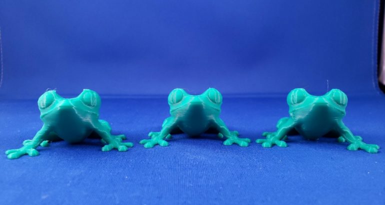 3 frogs, 3 slicers