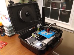 Portable 3D printer