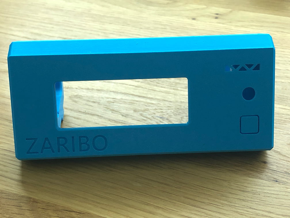 Zaribo cover printed with Colorfabb nGen