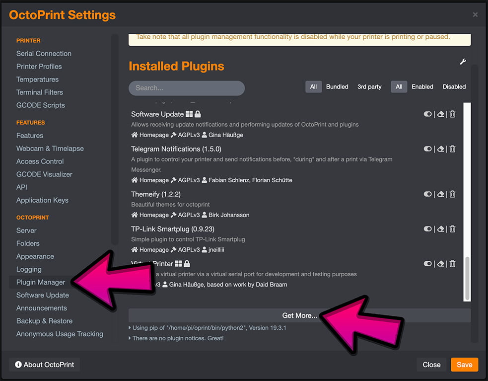 OctoPrint Prusa Thumbnail plugin