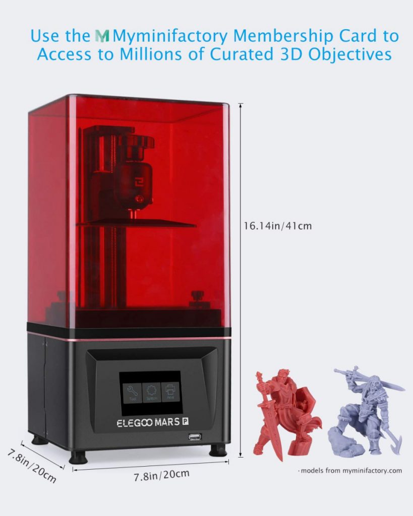 Elegoo Mars Pro 3D Printer MyMiniFactory