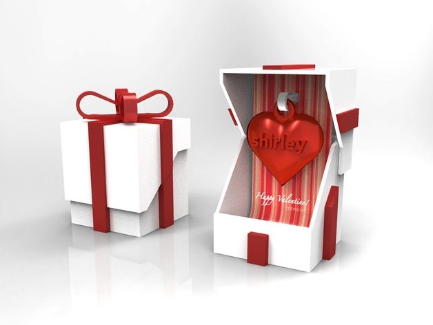 3d print for valentine's day gift box