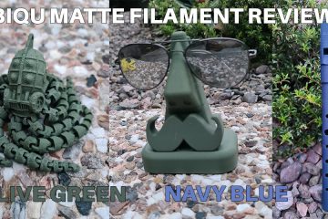 BIQU Matte Filament Review Navy Blue & Olive Green