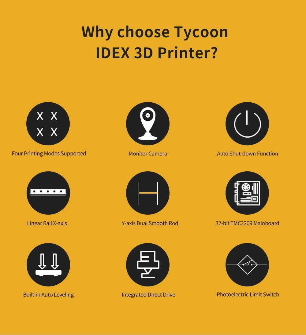Kywoo Tycoon IDEX 3D Printer