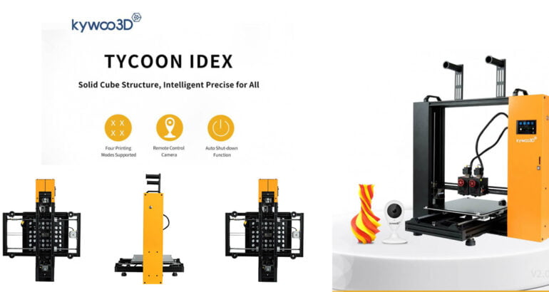 Kywoo Tycoon Review The Specifications IDEX 3D Printer