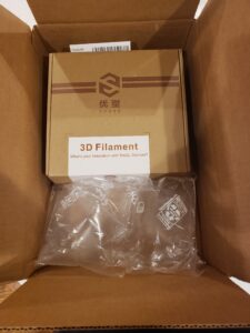 YouSu PVB Filament in amazon box