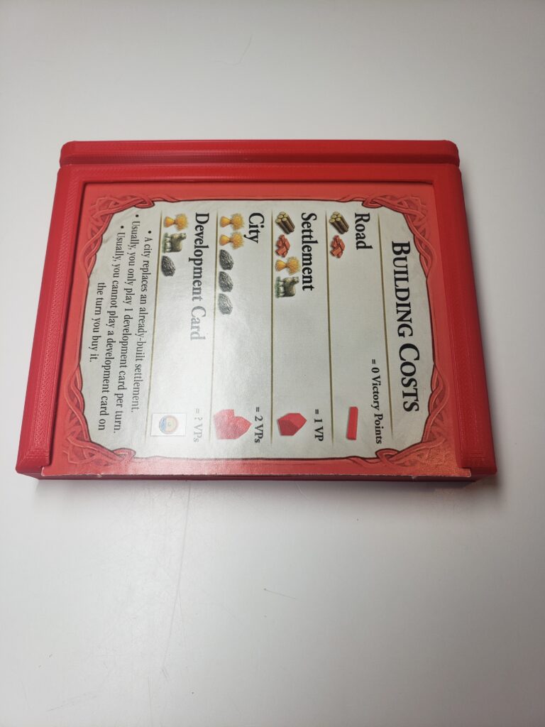 catan Tronxy XY-2 Pro 2E 3d printing red with lid