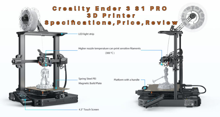 magie Adviseren Offer Creality Ender 3 S1 PRO 3D Printer – Specifications, Price, Review - Inov3D