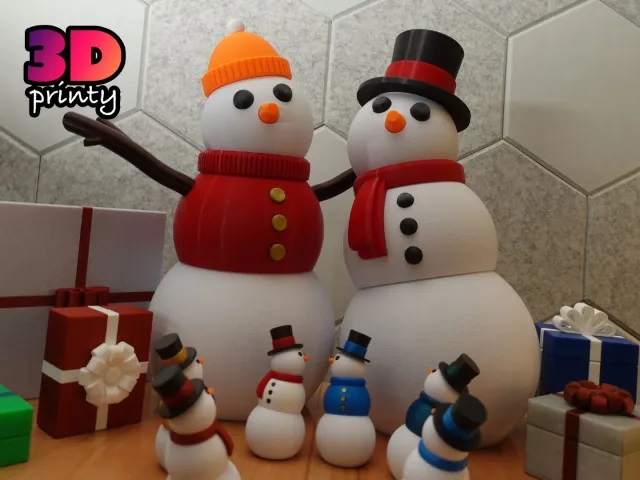 Giant Snowman 3D print christmas 3D print