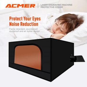ACMER Enclosure Box for Laser Engraving Machine Eye Protection Cover 2